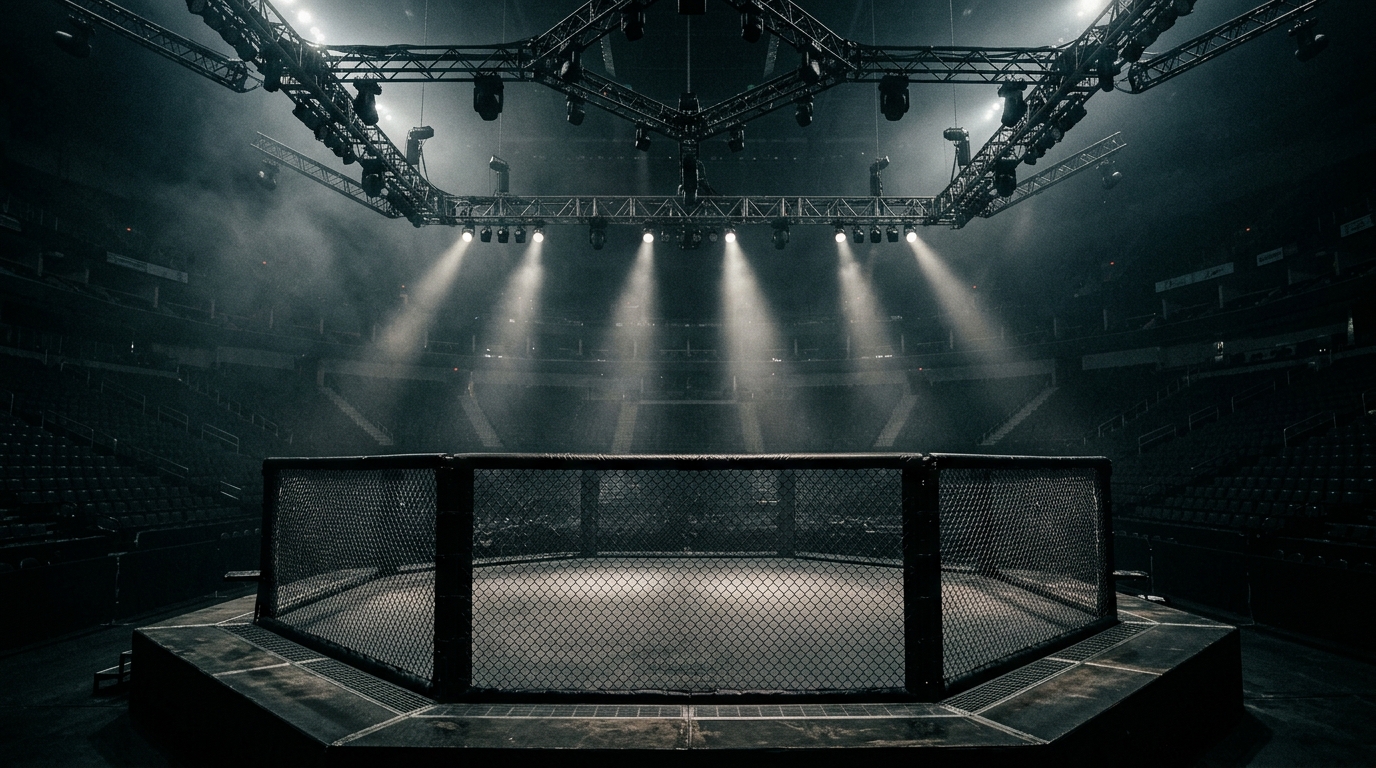 MMA octagon cage