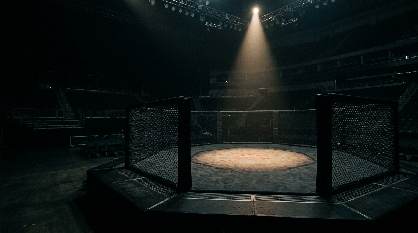 MMA octagon cage