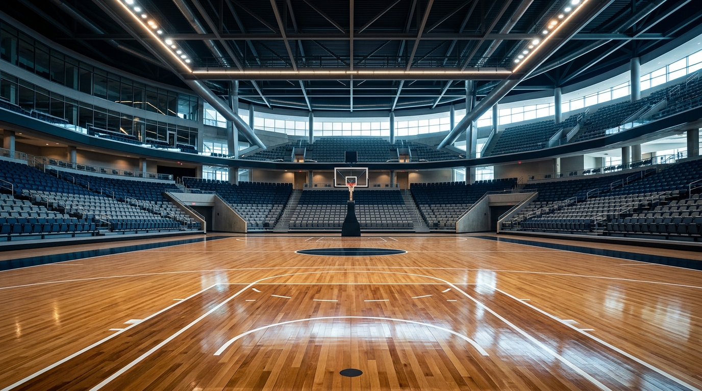 Basketball arena